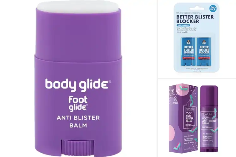 Detailed view of best anti-blister foot care products