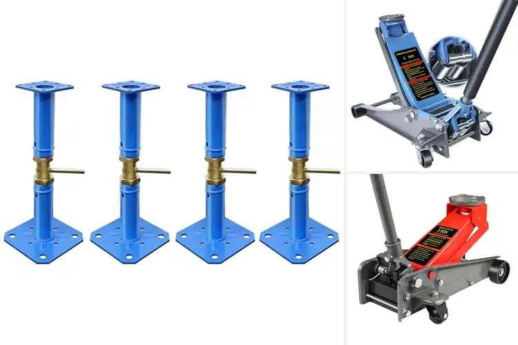 Detailed view of Best Carbon Steel Floor Jack Construction
