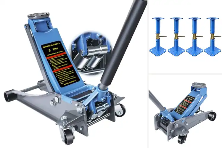 Detailed view of Best Carbon Steel Floor Jack