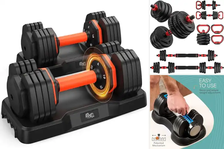 Detailed view of Best Compact Dumbbell Sets