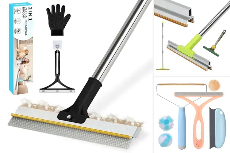 Detailed view of Best Copper Tooth Pet Hair Scrapers