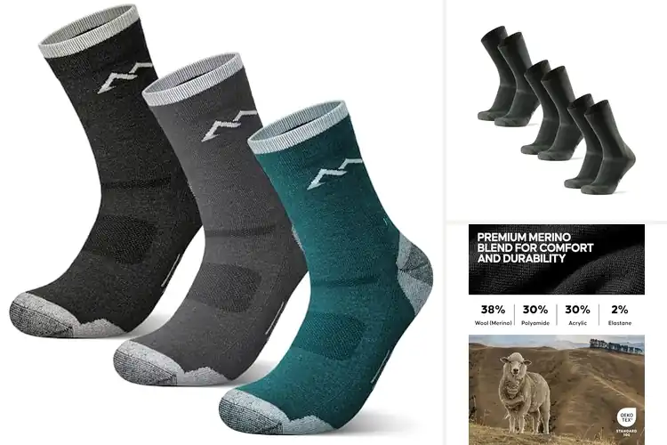 Detailed view of Best Dry Feet Wool Moisture Wicking