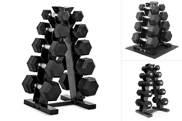 Detailed view of Best Dumbbells With Rack