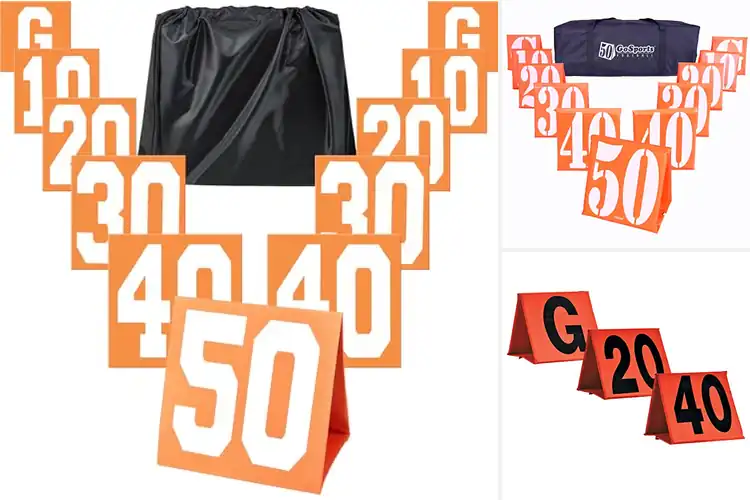 Detailed view of Best Flag Football Yard Markers