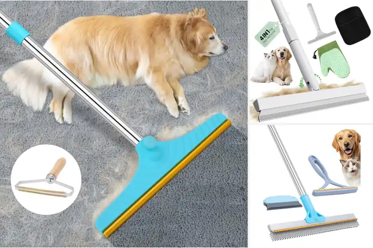 Detailed view of Best For Rugs Pet Hair Cleaner Rake