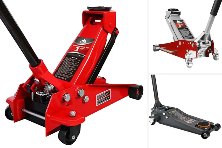 Detailed view of Best High Capacity Floor Jack 3 Ton