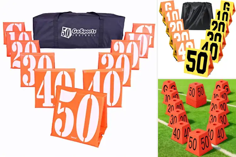 Detailed view of Best High Visibility Sideline Markers