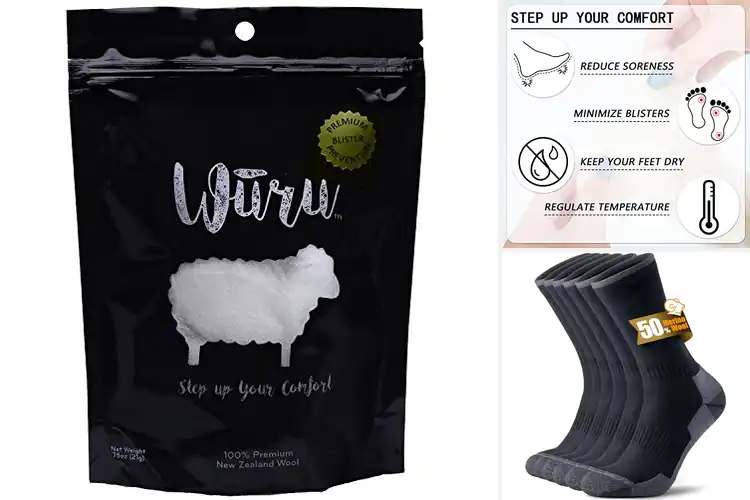 Detailed view of Best Hiking Foot Protection With Wool