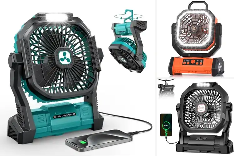 Detailed view of Best Led Fans For Camping