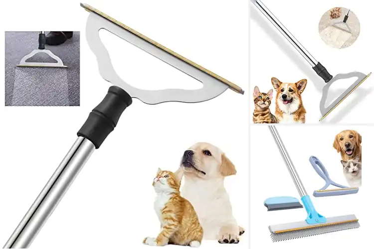 Detailed view of Best Long Handle Pet Hair Remover For Carpets