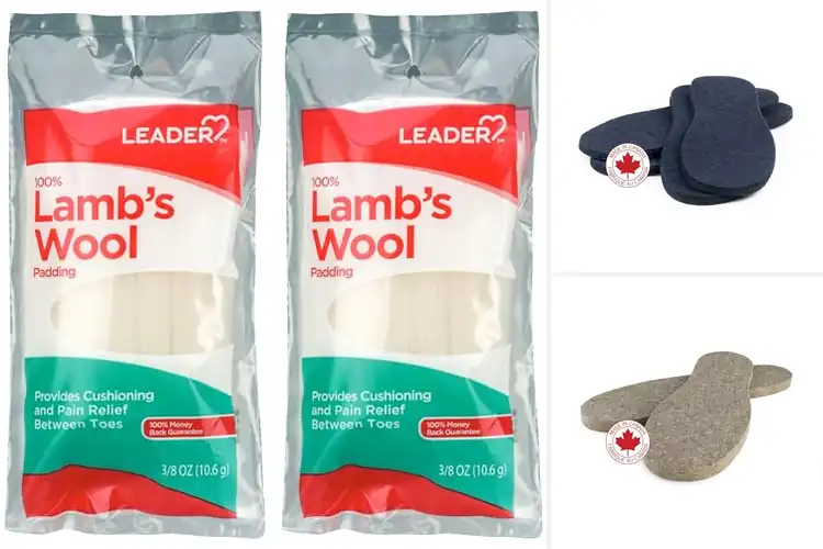Detailed view of Best Long Lasting Foot Comfort Wool Cushioning