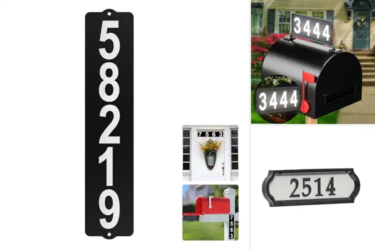 Detailed view of Best Mailbox Plaques