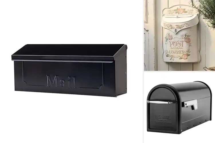 Detailed view of Best Metal Mailbox Decor