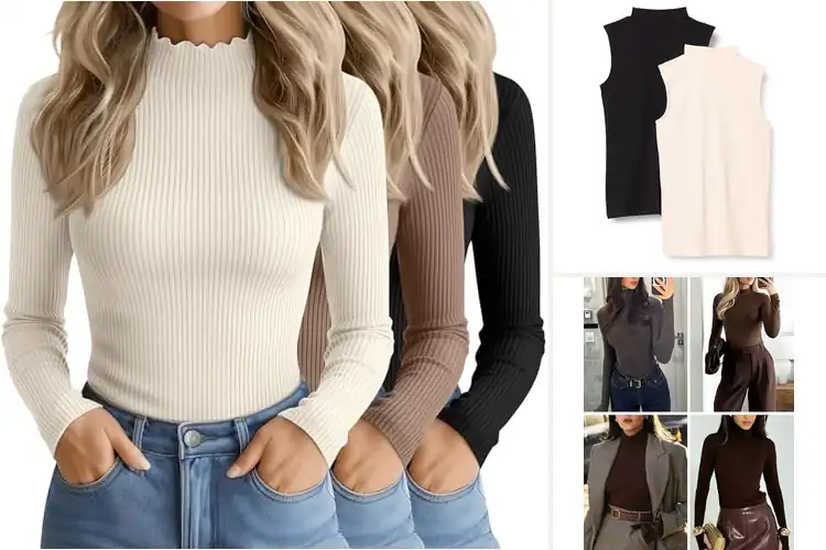Detailed view of Best Mock Neck Tops: 10 Styles to Elevate Your Look
