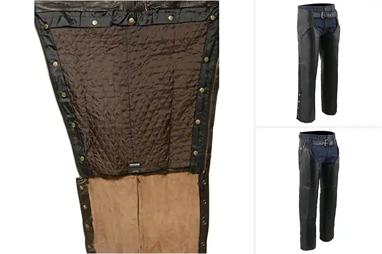 Detailed view of Best Motorcycle Chaps With Removable Liners