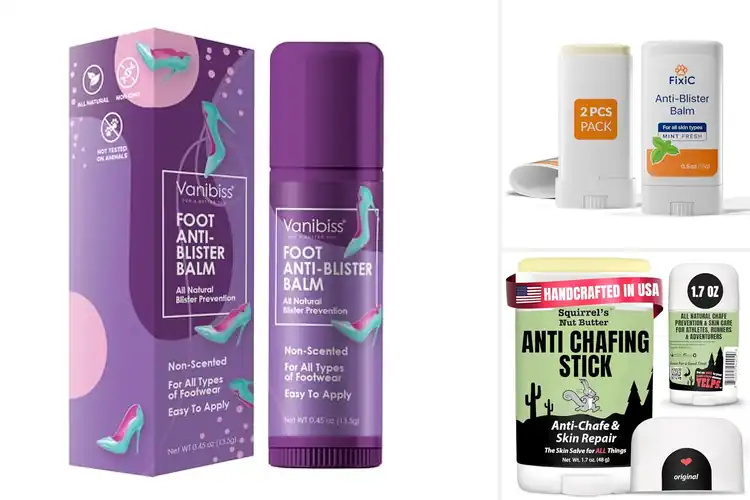 Detailed view of Best Natural Blister Prevention Products