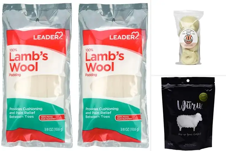 Detailed view of Best Natural Wool Cushioning For Feet