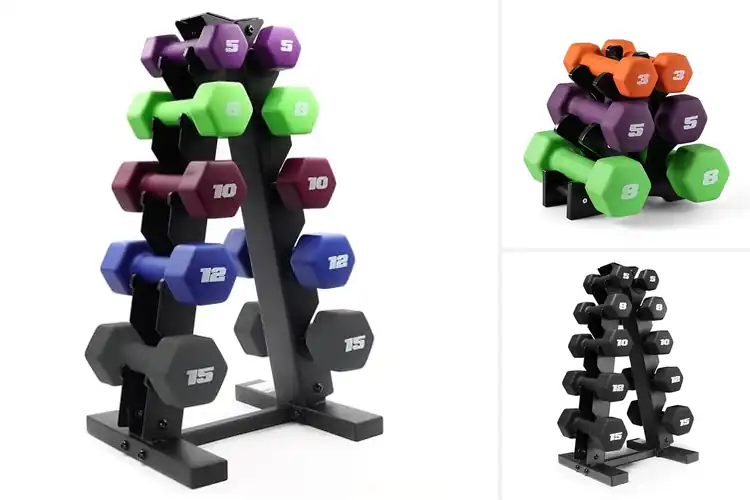 Detailed view of Best Neoprene Coated Dumbbell Sets