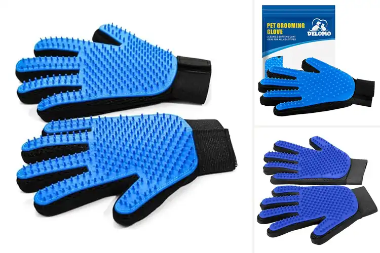 Detailed view of Best Pet Grooming Gloves For Hair Removal