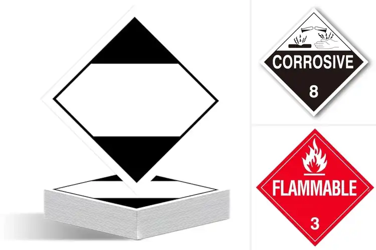Detailed view of Best Shipping Placards