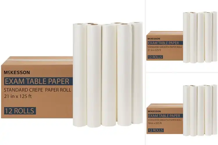 Detailed view of Best Therapy Table Papers